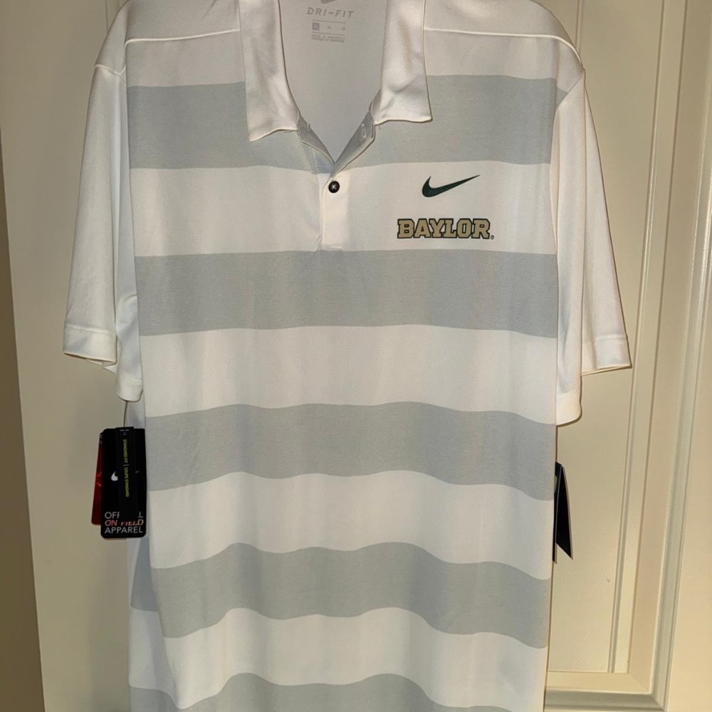 BRAND NEW Baylor Nike Dri Fit Polo Shirt - MENS EXTRA LARGE XL WITH TAGS